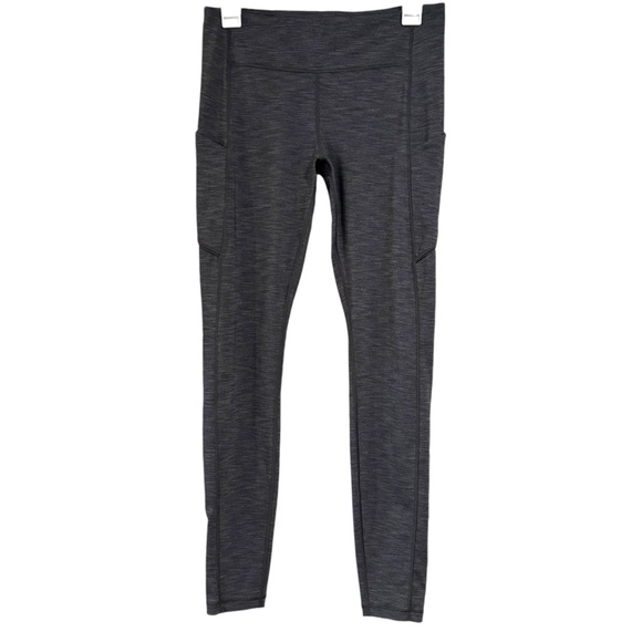 Lululemon Speed Up Tight 28"Heathered Black Leggings Size 8 W5CM8S - Picture 2 of 12